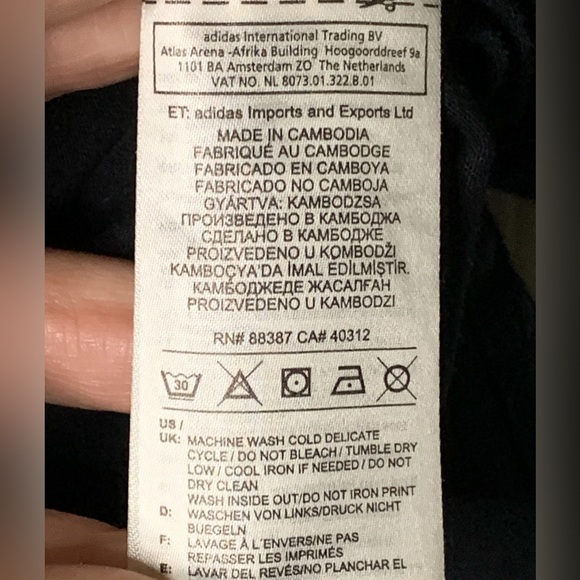 Adidas - Black And Red Print Predator Short Sleeve Tshirt - Picture 8 of 8